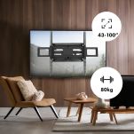 Uchwyt do TV Maclean MC-423, max VESA 800x600, 43-100