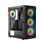 Obudowa LOGIC PORTOS ARGB MIDI USB 3.0 Black - 3