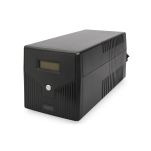 Zasilacz awaryjny UPS DIGITUS Line-Ineractive LCD 1000VA/600W, 2x12V/7Ah, AVR, 4x Schuko CEE 7/3, 2x RJ11, 1x USB 2.0 typ B - 2