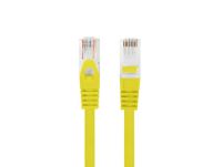 Patchcord Lanberg UTP kat.6 2m LSZH CU fluke passed żółty - 2