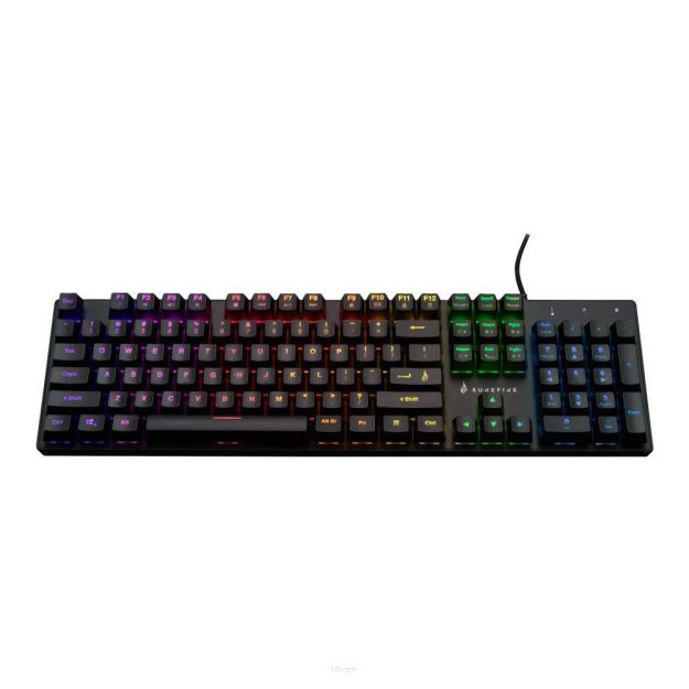 Klawiatura przewodowa SureFire KingPin M2 gamingowa RGB QWERTY English