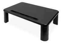 Podstawka pod monitor DIGITUS regulowana z drewnianym blatem do 10kg czarna - 4