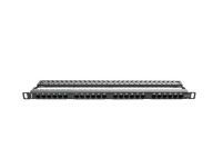 Patch panel Lanberg PPU5-0024-B 24 port 0.5U kat.5e czarny - 4