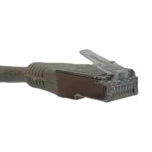 Patchcord RJ45, kat. 6 FTP F/UTP, 5m, Netrack, szary