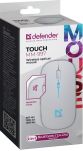 Mysz bezprzewodowa Defender TOUCH MM-997 optyczna 1600dpi 2.4 GHz + Bluetooth biała RGB AKUMULATOR bezklikowa silent - 4