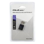 Adapter Wi-Fi Qoltec Bezprzewodowy | Standard AX | Bluetooth 5.4 | USB | 900Mbps - 8