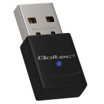 Adapter Wi-Fi Qoltec Bezprzewodowy | Standard AX | Bluetooth 5.4 | USB | 900Mbps - 3