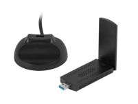 Karta sieciowa bezprzewodowa WIFI Lanberg USB 3.0 AX3000 Tri-band 2 wewnętrzne anteny - 11