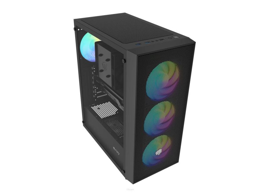 Obudowa Fury Shobo SH8F Midi Tower z oknem czarna