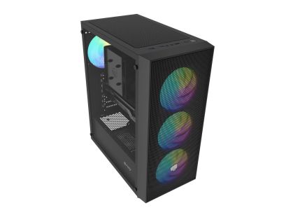 Obudowa Fury Shobo SH8F Midi Tower z oknem czarna