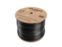 Kabel FTP Lanberg kat. 6 305m drut Outdoor CU czarny - 4