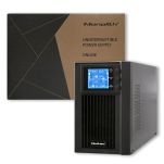 Zasilacz awaryjny UPS Qoltec | On-line | Pure Sine Wave | 1kVA | 800W | LCD | USB - 6