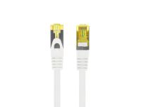 Patchcord Lanberg S/FTP kat.6A 0,25m LSZH CU fluke passed biały - 2