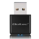 Karta sieciowa Qoltec Bezprzewodowy Ultra szybki mini adapter NANO WiFi | Standard N | USB 2.0 | 300Mbps - 7