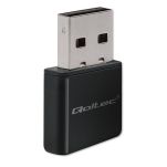 Karta sieciowa Qoltec Bezprzewodowy Ultra szybki mini adapter NANO WiFi | Standard N | USB 2.0 | 300Mbps - 10