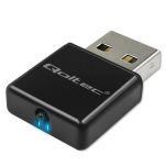 Karta sieciowa Qoltec Bezprzewodowy Ultra szybki mini adapter NANO WiFi | Standard N | USB 2.0 | 300Mbps - 8