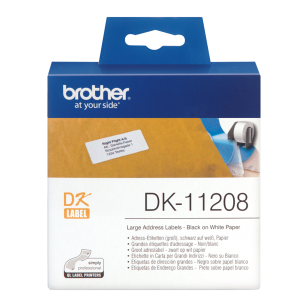 Brother DK-11208 DK11208 etyk 38mm*90mm 400 szt.