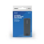 Obudowa na dysk M.2 SDD NVMe SAVIO AK-67, USB 3.1 Gen.2, 10 Gbps, szara - 7
