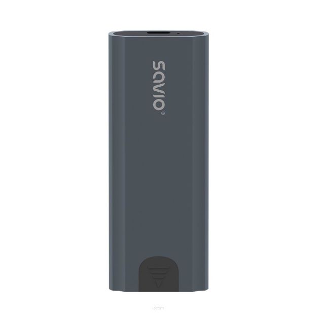 Obudowa na dysk M.2 SDD NVMe SAVIO AK-67, USB 3.1 Gen.2, 10 Gbps, szara