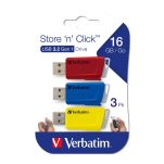 Pendrive Verbatim Store 'n' Click 16GB USB 3.0 (3-pack) - 5