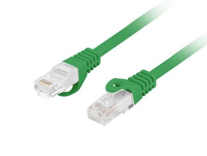 Patchcord Lanberg UTP kat.6 10m LSZH CU fluke passed zielony