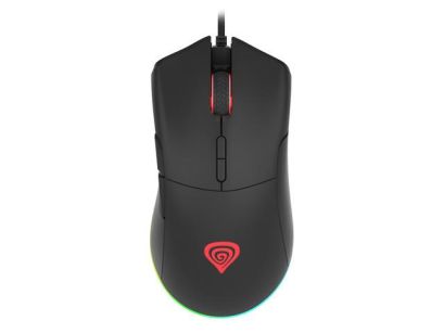 Mysz przewodowa Genesis Krypton 290 optyczna gamingowa 6400DPI czarna RGB