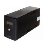 Zasilacz awaryjny UPS DIGITUS Line-Ineractive LCD BASIC, 600VA/360W, 1x12V/7Ah, AVR, 2x Schuko CEE 7/3 - 2