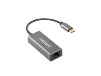 Karta sieciowa Natec Cricket USB-C 3.1 -> RJ-45 1Gb na kablu - 5