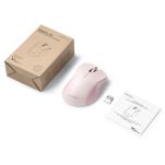 Mysz bezprzewodowa Perixx PERIMICE-621 optyczna 1600dpi 2.4 GHz, różowa, silent, cicha, bezklikowa - 4