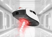 Mysz bezprzewodowa Monka RAPID optyczna 12000dpi 2.4 GHz + Bluetooth biała AKUMULATOR 6 przycisków gaming - 8