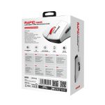Mysz bezprzewodowa Monka RAPID optyczna 12000dpi 2.4 GHz + Bluetooth biała AKUMULATOR 6 przycisków gaming - 16