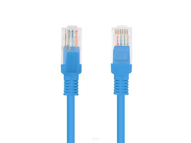 Patchcord Lanberg UTP kat.5e 20m niebieski