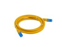 Patchcord Lanberg S/FTP kat.6A 1m LSZH CCA fluke passed pomarańczowy - 2