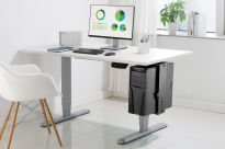 Uchwyt DIGITUS do montażu PC pod biurkiem z mechanizmem Easy-Locking - 9