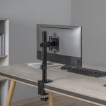 Uchwyt biurkowy do monitora LCD Maclean MC-751N VESA 75x75 oraz 100x100, 17-32