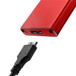 Obudowa/kieszeń Qoltec na dysk M.2 SSD | SATA | NGFF | USB 3.0 | Super speed 5Gb/s | 2TB | Czerwony - 4