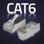 Wtyk QOLTEC przelotowy złącze RJ45 | CAT6 | FTP | Pass Through | Pozłacane styki | 10 sztuk - 4