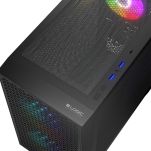 Obudowa LOGIC DART PRO ARGB MINI USB 3.0 x 2 USB-C x 1 czarna - 4