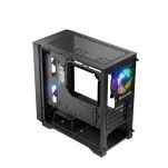 Obudowa LOGIC DART PRO ARGB MINI USB 3.0 x 2 USB-C x 1 czarna - 3