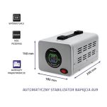 Stabilizator napięcia AVR Qoltec 2000VA - 4