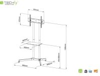 Stojak mobilny Techly 30