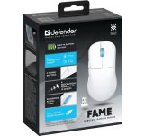 Mysz bezprzewodowa Defender FAME GM-516 optyczna 10000dpi 2.4 GHz + Bluetooth biała AKUMULATOR 5 przycisków Gaming - 6