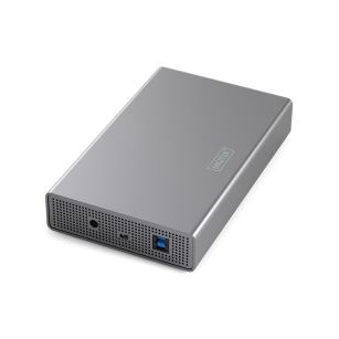 Obudowa DIGITUS USB 3.0 na dysk SSD/HDD 2.5" oraz 3.5" SATA III  max. 16 TB z zasilaczem, aluminiowa