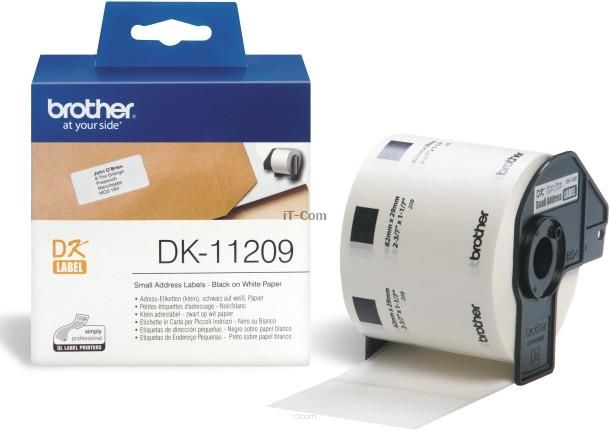 Brother DK-11209 DK11209 etyk 29mm*62mm 800szt.