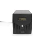 Zasilacz awaryjny UPS DIGITUS Line-Ineractive LCD 1500VA/900W, 2x12V/9Ah, AVR, 4x Schuko CEE 7/3, 2x RJ11, 1x USB 2.0 typ B - 3