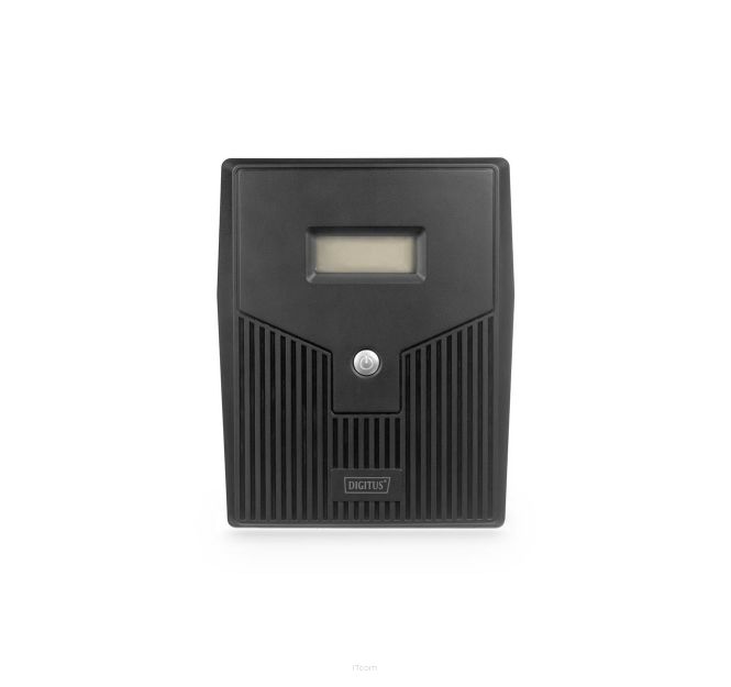 Zasilacz awaryjny UPS DIGITUS Line-Ineractive LCD 1500VA/900W, 2x12V/9Ah, AVR, 4x Schuko CEE 7/3, 2x RJ11, 1x USB 2.0 typ B