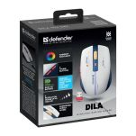 Mysz bezprzewodowa Defender DILA MM-282 optyczna 1800dpi biała RGB AKUMULATOR 6 przycisków Gaming - 5