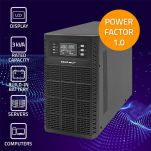 Zasilacz awaryjny UPS Qoltec 3kVA | 3000W | Power Factor 1.0 | LCD | EPO | USB | On-line - 3