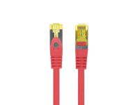 Patchcord Lanberg S/FTP kat.6A 3m LSZH CU fluke passed czerwony - 2