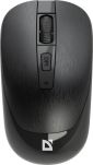 Mysz bezprzewodowa Defender WAVE MM-995 optyczna bezklikowa silent 1600dpi czarna - 6